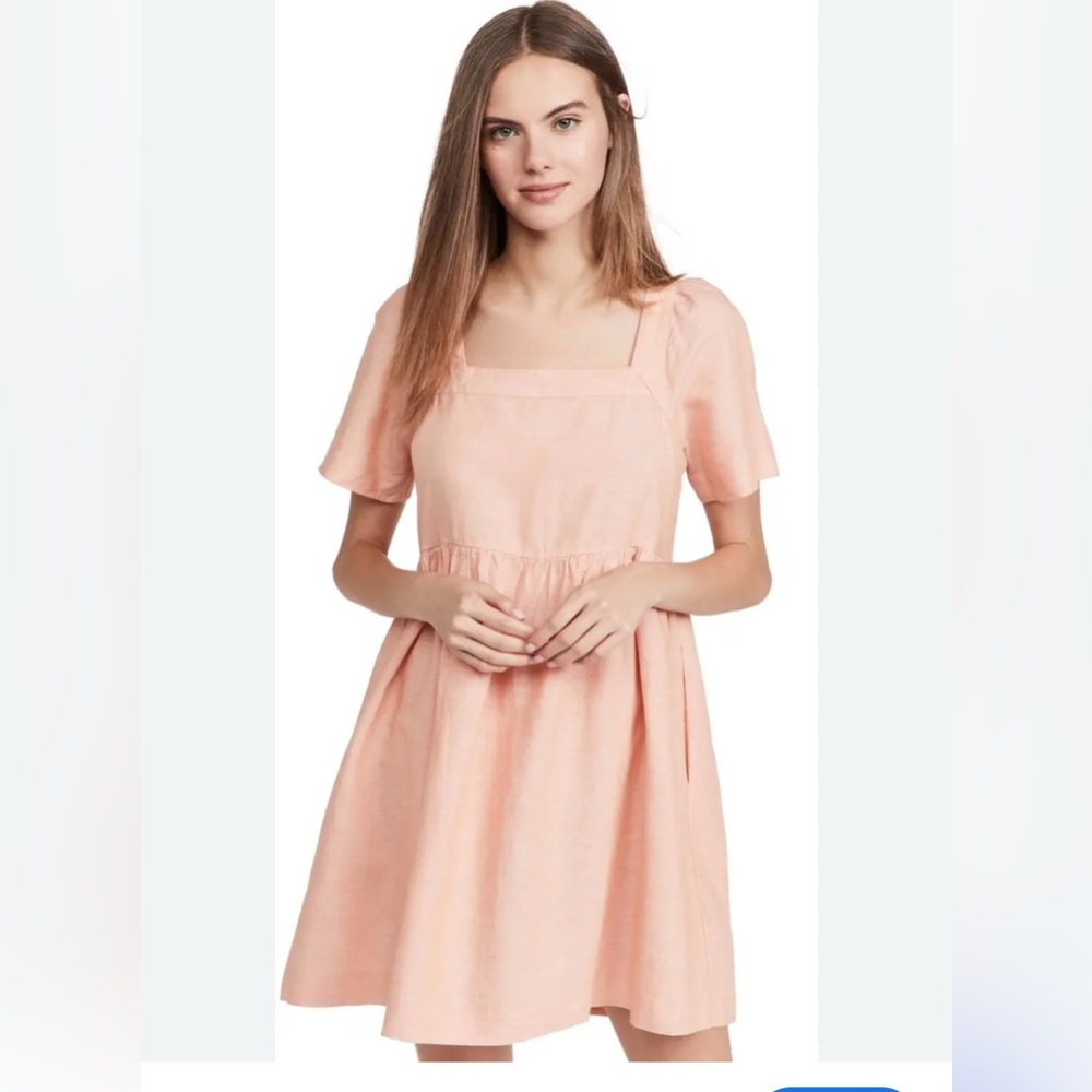Madewell flutter sleeve swing dress, EUC